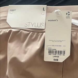 STYLUS Women's Jogger Pants - Soft Pink